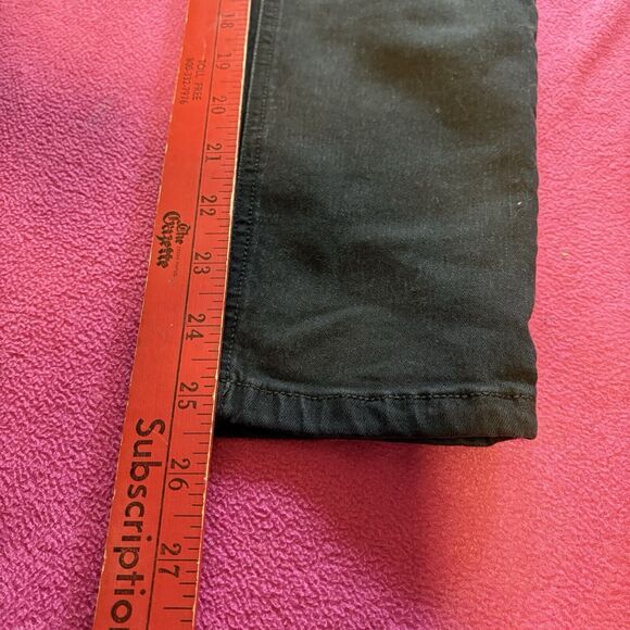 Free People Skinny Jeans Womens Size 29 Black Denim Mid Rise - Picture 6 of 7